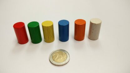 Cylinder 15x28mm kleuren