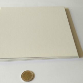 Spelbord vierkant karton blanco wit 42x42cm opvouwbaar tot 21x21cm