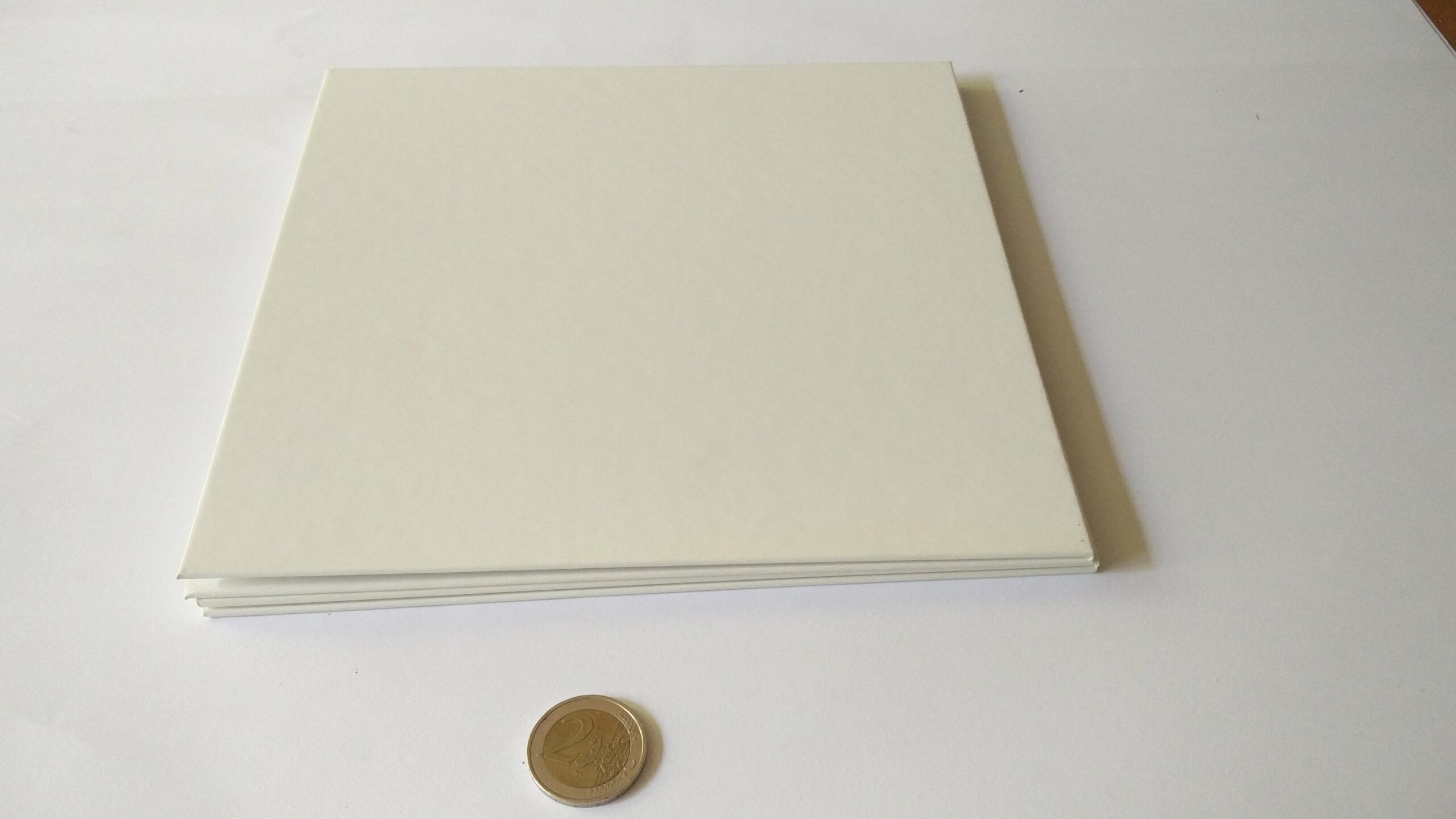 Onbelangrijk marmeren voering Spelbord vierkant karton blanco wit 42x42cm opvouwbaar tot 21x21cm